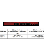 双耳标准24口全千兆POE交换机SR-FG24020AF