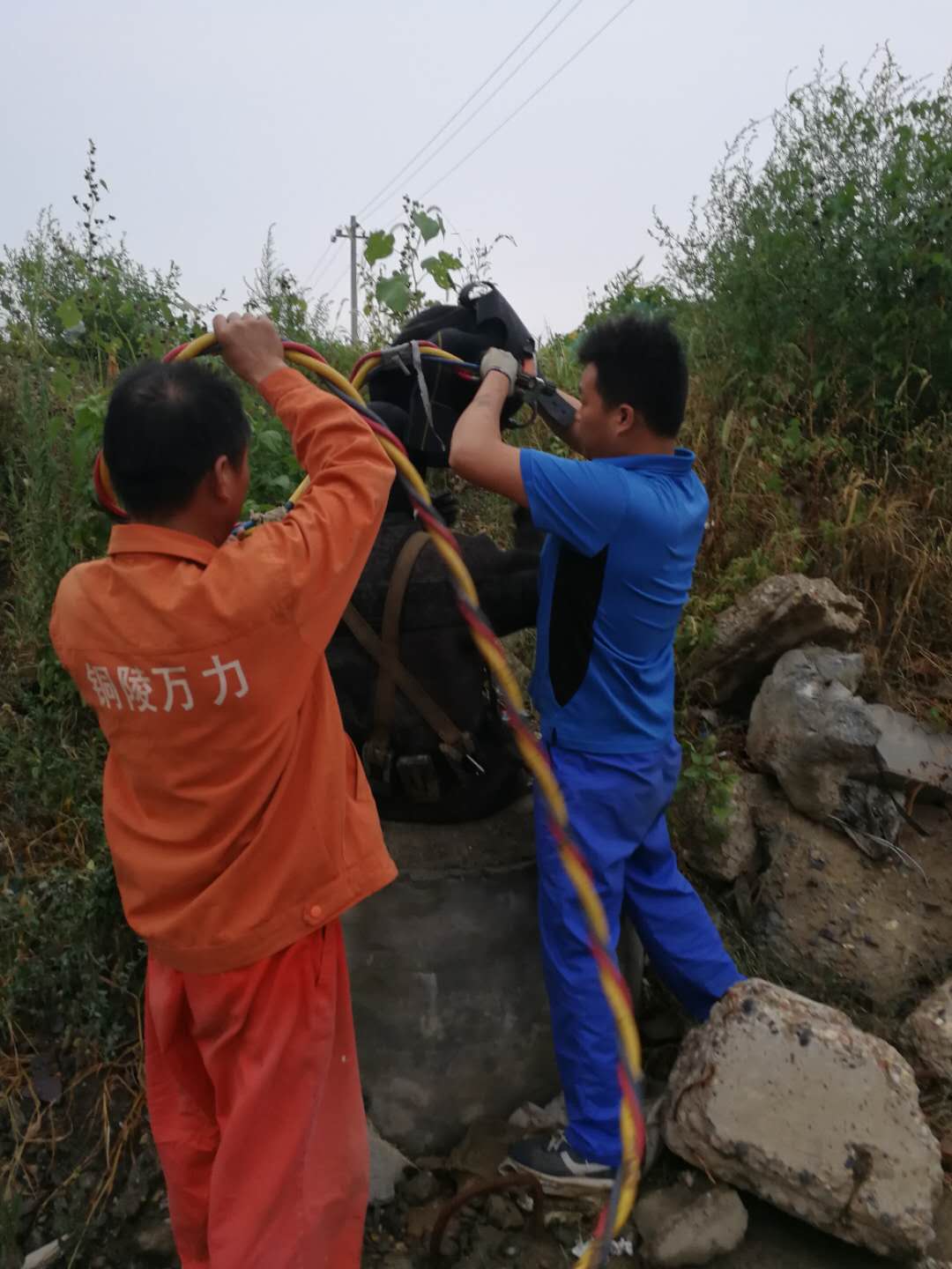 （新闻）沧州水下管道抢修堵漏本地的