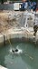 （新闻）伊春污水管道带水拆墙工程施工