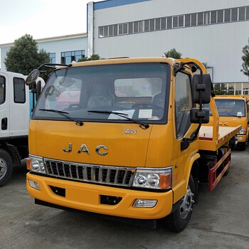 道路救援拖车品质一拖二道路清障车