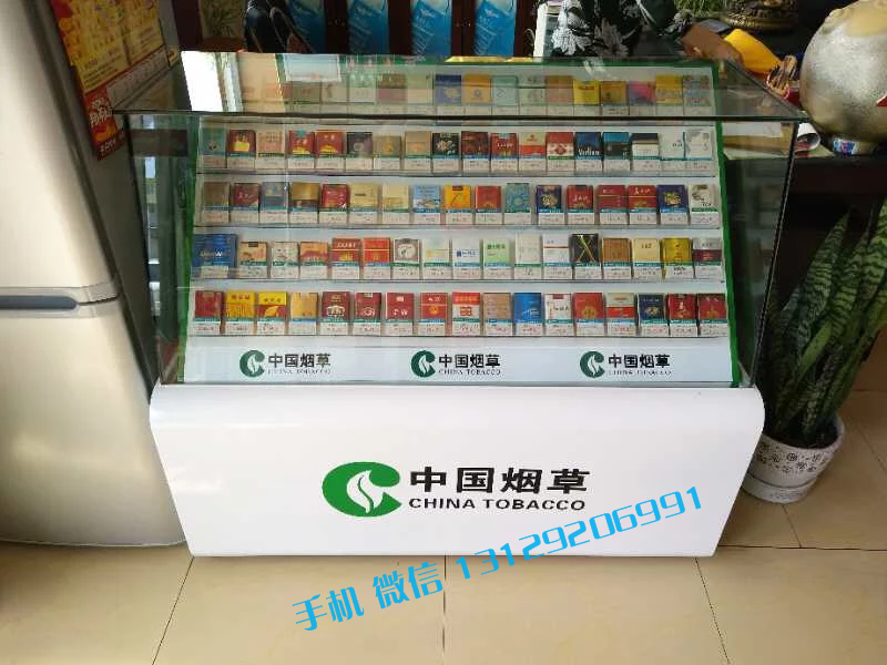 河南焦作解放区木质烤漆烟柜陈列效果图全新