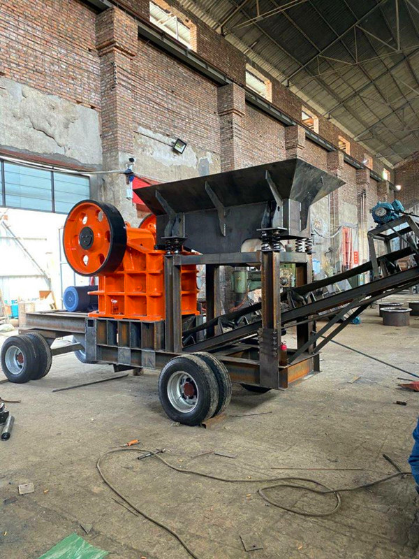 江苏盐城履带移动式制砂机，车载可移动打砂机视频