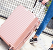 供應廠家直銷新復古拉鏈箱abs+pc拉桿箱萬向輪行李箱20寸24寸旅行箱