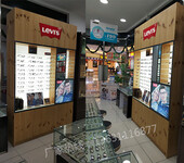 广州定制眼镜柜台展示柜图片