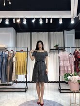 杭州一线大牌伊百丽品牌女装全大件连衣裙套装批发走份图片