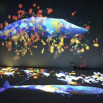 夢幻鯨魚島出租醉花間租賃沉浸式光影藝術(shù)展制作