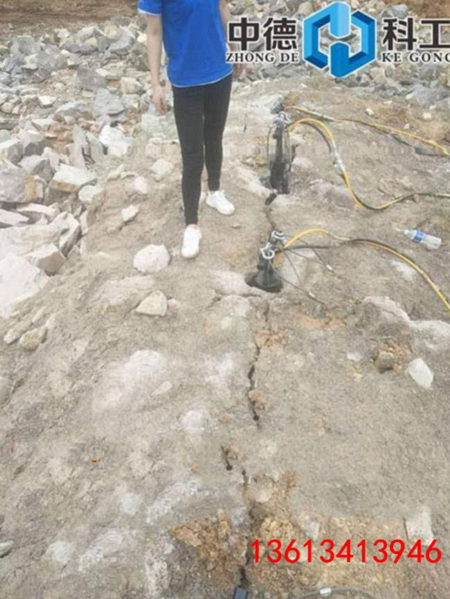 采石场破石静态设备安庆新闻施工案例