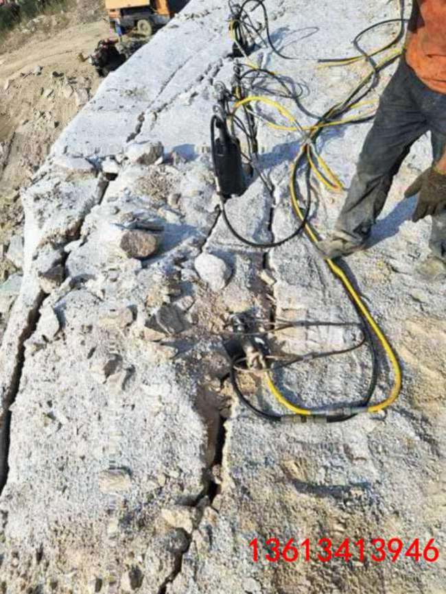 安徽黄山撑裂石头设备岩石破除开采成本劈裂棒-产品优点