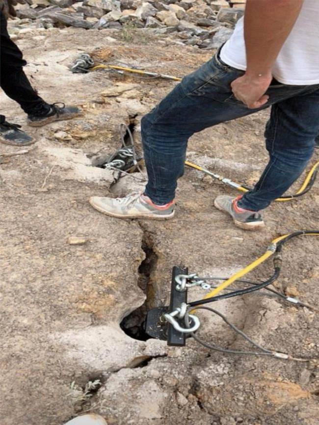 汉中道路扩建岩石劈裂机