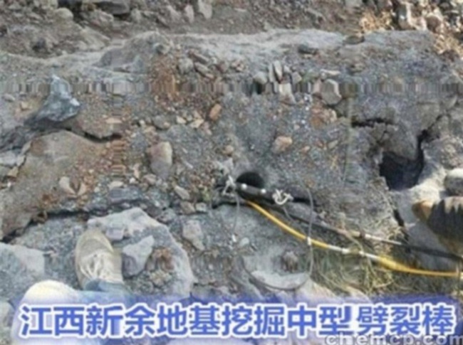宁波砂岩采石场不能破就用岩石裂石机快速开采
