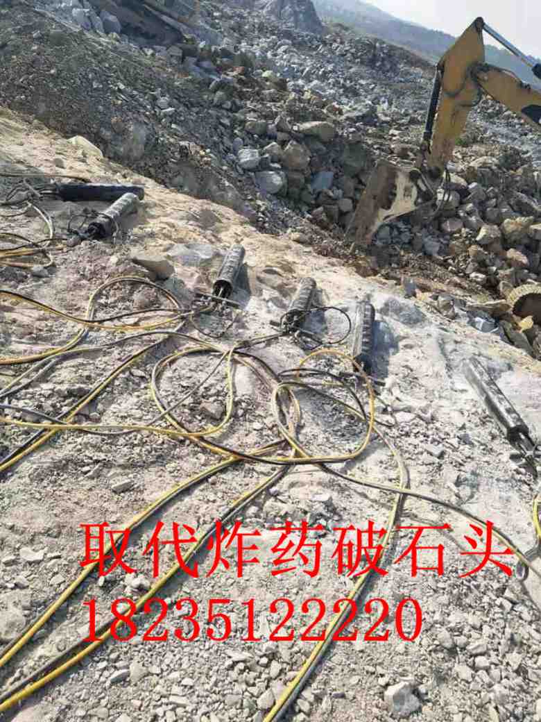 河北衡水破碎锤打不动的石头怎么破裂比挖机破石快好不好用