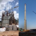 包頭混凝土煙囪外爬梯平臺更換安裝施工單位實力廠家