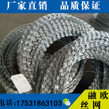 供應(yīng)熱鍍鋅刀片刺繩現(xiàn)貨安平縣刀片刺繩廠家歡迎定制