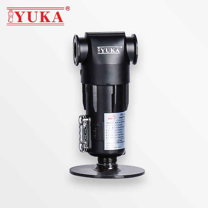YUKA宏日嘉高效旋风式气水分离器空压机压缩空气过滤器除水FWS020