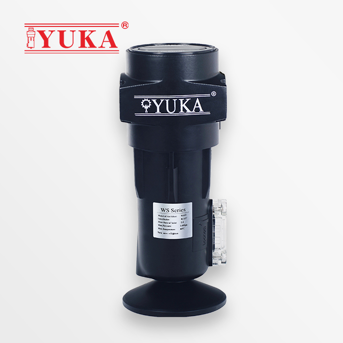 宏日嘉YUKA压缩空气过滤器除水高效旋风气水分离器过滤器除水WS15