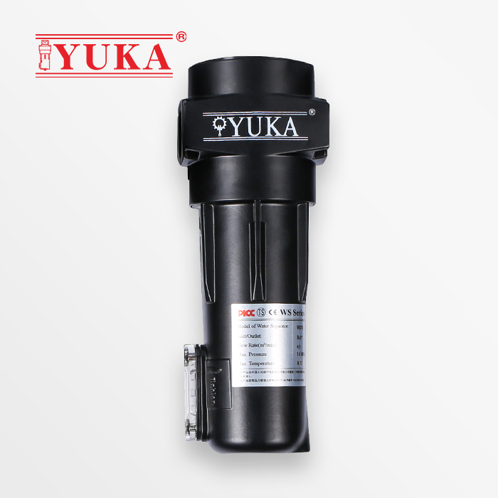 YUKA宏日嘉激光空气过滤器除水高效旋风式气水分离器过滤器除水保护滤芯WS50