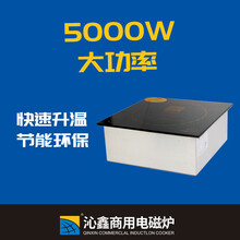 沁鑫8KW嵌入平面炉商用电磁炉嵌入式平面电磁炉图片