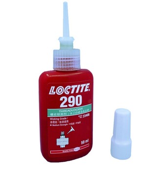 厂家乐泰LOCTITE290胶水渗透级螺丝锁固厌氧胶强力螺纹固持胶