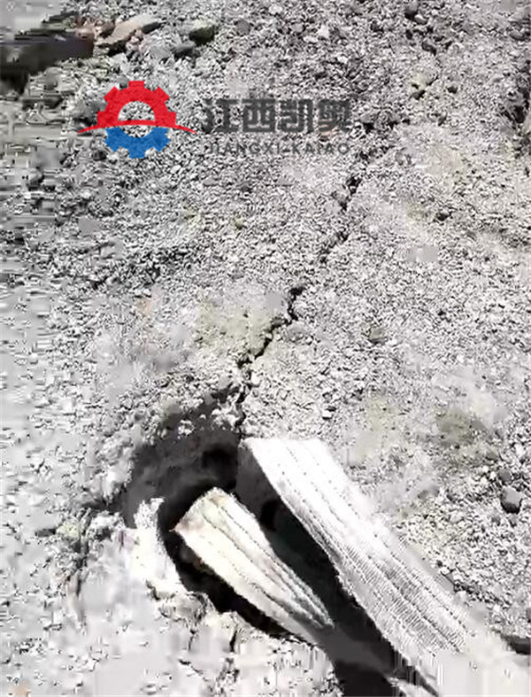 液压劈裂棒价格广东东莞城市挖石头地基劈裂机可靠吗