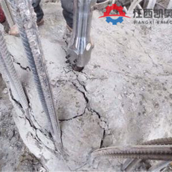 岩石劈裂机使用方法机载凿石机淮北城市基坑开挖