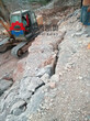 孔桩开石器压力有多大掘石机开石劈裂机梅州图片