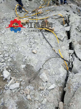 柳州开石机大型分裂机挖基坑坚坚硬岩石头岩石爆破机