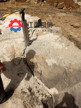 上海涨裂机挖基坑破裂机破碎锤劈裂机石方开挖矿石裂破机