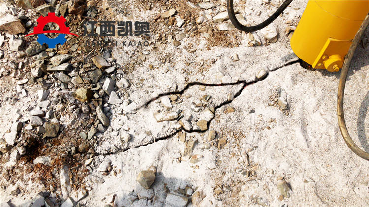 静态爆破花岗岩大理石开采广东梅州岩石液压分裂机