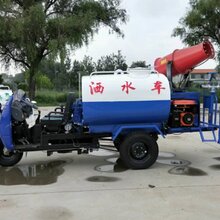 农机三轮2/3立方雾炮高炮园林绿化洒水车2立方农机三轮养殖场移动小型消毒洒水车图片