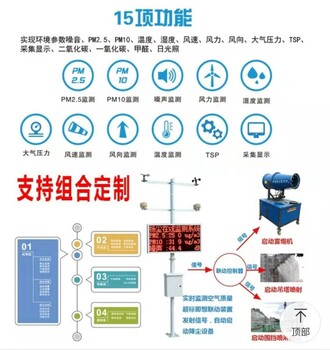 工地空气扬尘在线监测系统连接网络空气监测仪