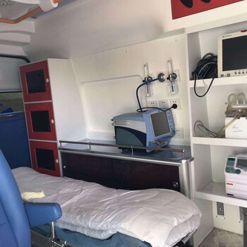 北京肿瘤医院120重症监护救护车出租配呼吸机