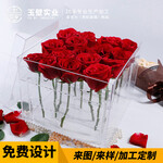 上海玉壁工厂直销亚克力制品爆款送女友花盒有机玻璃花盒收纳盒