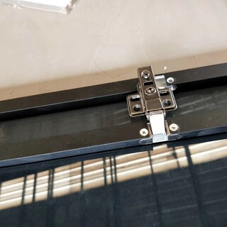 极简衣柜门20铰窄框玻璃门普通款半成品图片3