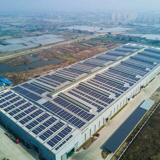 300KW工商业光伏电站，300KW太阳能光伏发电系统，工商业发电系统图片2