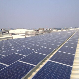 500KW工商业光伏发电站，500KW太阳能光伏发电系统，新能源发电图片2