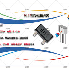 CC6111高耐压高温高灵敏度单极性霍尔开关替代3144E、MH282图片