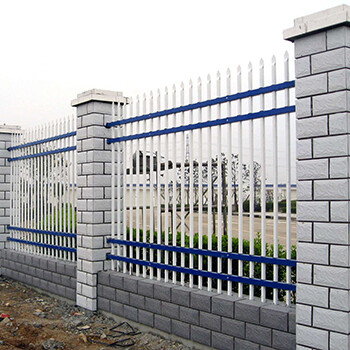 安平实体围墙锌钢护栏生产厂家可加工定做不同尺寸颜色