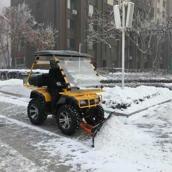 乌鲁木齐小型除雪车FH-150摩托驾驶式扫雪车在线销售