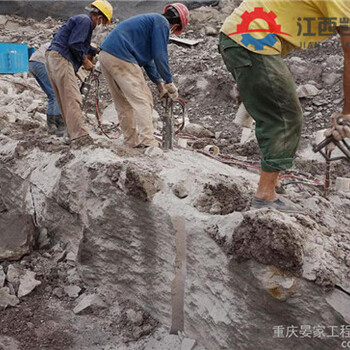 潍坊潍城超大型岩石分裂机供应_车载劈裂机效果