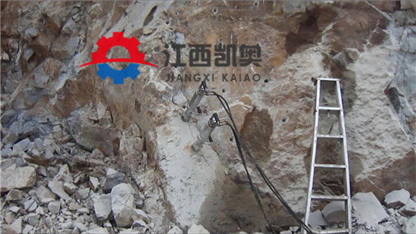 劈裂机 劈裂棒矿山视频台北