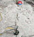 梧州挖掘機碎石器基坑開挖巖裂機改挖機劈石器
