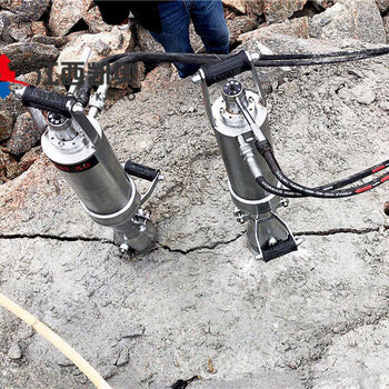 液压分裂器拆除混凝土路面雅安液压劈裂机的原理