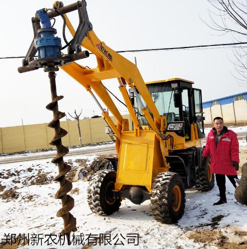 的栽电杆挖窝机建筑打柱洞