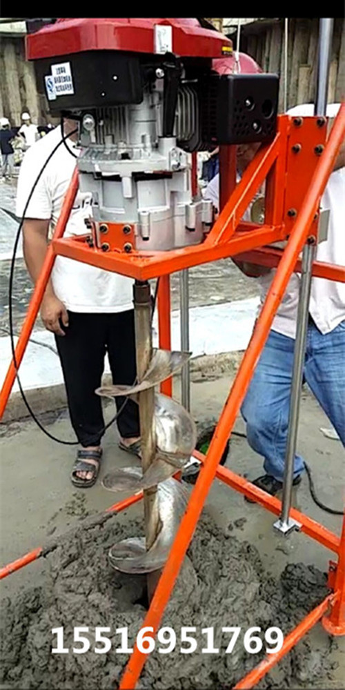 省油环保地质勘探钻坑机常用设备