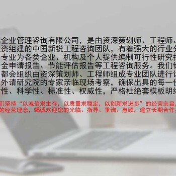洪江市做可行性研究报告-写项目立项报告