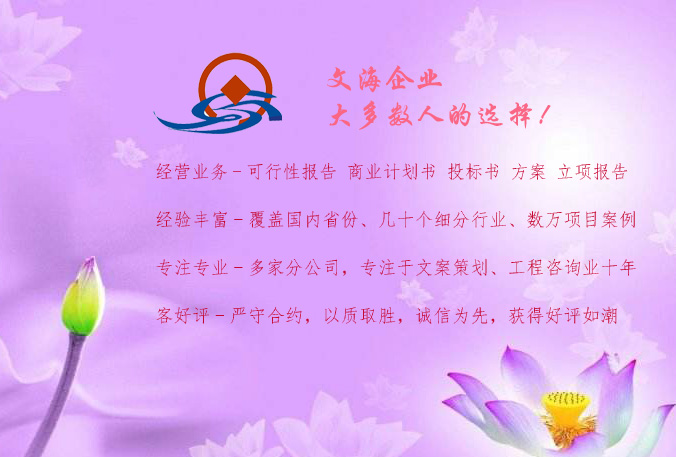 海口能预算投标书海口