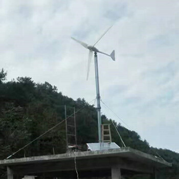 中卫民用风力发电机-来厂参观