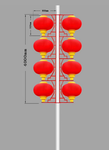 led灯笼户外亮化led灯笼