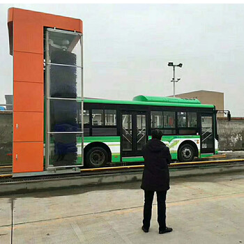 河南省洛陽市伊川公交公司安裝BR-3K型全自動洗車機(jī)