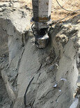 岩石不能爆破改装在挖机上的机载式液压劈裂棒厂家图片5